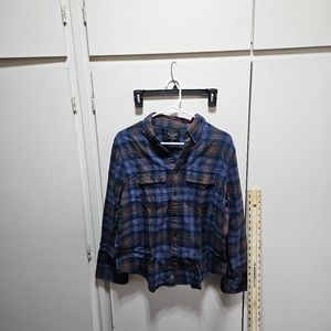 Abercrombie & Fitch Plaid Flannel Shirt Mens Small LOT OF 3 SEEN